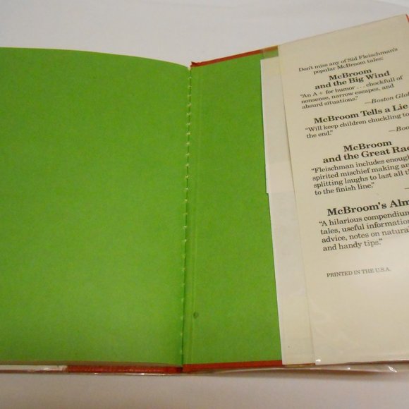 π Vintage McBroom and the Great Race Chapter Book - Picture 4 of 12